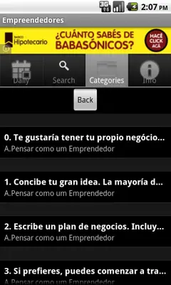 Empreendedores android App screenshot 2