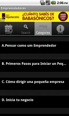 Empreendedores android App screenshot 3